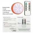thumbnail image 4 of Gustave Halloween LED Pumpkin Lights Flameless Candles with Remote & Timer, Battery Operated Orange Jack-O-Lantern Night Lamp Party Fall Decorations, 4 of 7