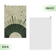 thumbnail image 2 of FUMJ Sunburst, Bauhaus, Art Deco Golf Towel - Father's Day Great Gift Idea 1PC, 2 of 7