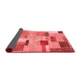 thumbnail image 2 of Ahgly Company Indoor Round Patchwork Red Transitional Area Rugs, 6' Round, 2 of 4
