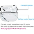 thumbnail image 2 of Airpods Pro PU Leather Case, Tekcoo Protective Portable PU Vegan Leather Cover Skin for Airpods 3rd Gen Pro 2019 [Front LED Visible] Accessories w/ Keychain, Marble, 2 of 7