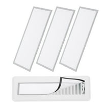 Uxcell 4Pcs Magnetic Floor Vent Covers, Floor Register Cover Mesh Air Vent Screen Filters, Great for Home (White, 14-Inch x 6-Inch)