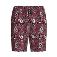 thumbnail image 4 of Wukai Daisies Flowers Men’s Short Pajama Pants With Pockets Soft Sleep Pj Shorts for Men-3X-Large, 4 of 6