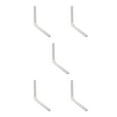 thumbnail image 3 of xinxixnxx Heavy Duty Shelf Bracket Wall Hanging Shelve Brackets Shaped L White 12 Inch 5Set, 3 of 6