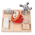 thumbnail image 1 of For Kids Sensory Board Toy Enhance Thinking Development Multifunctional Early Educational Wooden Sensory Board, 1 of 8