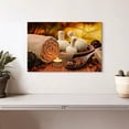 thumbnail image 2 of Elephant Stock Time For Spa Wall Art - Horizontal Canvas Wall Art - Living Room Wall Decor - Wellness Canvas - Brown And Orange Decor - 12" x 8", 2 of 8