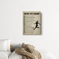 thumbnail image 3 of Soccer Gifts Inspirational Wall Decor Canvas Wall Art Artwork Sports Framed Art Paintings Soccer Posters for Soccer Player Athletes Living Room Sports Club Playroom Bedroom Girls Room Gym Decor, 3 of 6