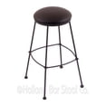 thumbnail image 3 of Holland Bar Stool Co 25 in. Backless Stationary Counter Stool with Faux Leather Seat - Black Wrinkle, 3 of 7