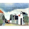 thumbnail image 1 of Ceramic Tile Mural-Jean-Jacques Rousseau Poster Art Tile Mural Residential Remodel Ideas. 40" w x 32" h using (20) 8 x 8 ceramic tiles, 1 of 3