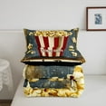 thumbnail image 5 of Erosebridal Family Theater Bedding Queen Comforter Set, Retro Cinema Comforter Sets Queen Size, Film Movie Reversible Down Comforter, Lightweight Room Decor, 3 Pieces, 5 of 8