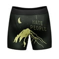 thumbnail image 4 of Mens I Hate People Boxer Briefs Funny Camping Sarcastic Graphic Underwear for Guys, 4 of 6