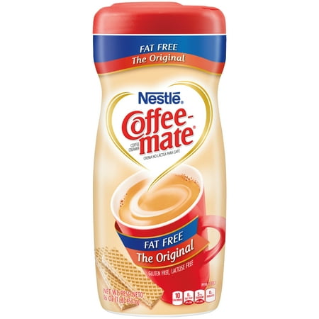 (3 pack) Nestle Coffeemate Fat Free Original Powder Coffee Creamer 16 oz.