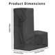 thumbnail image 4 of Exercise Bike Cover Indoor Cycling Protective Cover Waterproof Cover Exercise Workout Dustproof Cover 140x64x165cm, 4 of 5