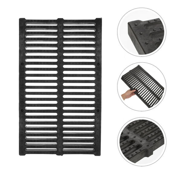 PBPBOX Outdoor Drain Covers Plastic Water Channel Drain Cover For Garden And Yard 1Pcs