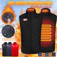 thumbnail image 1 of SYVGVA Womens Coat,Womens Blouse Long Sleeve Top Plus Size Heated Jacket with 2 Heating for Fall Winter,Red,M, 1 of 5