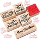 thumbnail image 1 of Juego de sellos navideños de goma Watersay, 6 unidades, artesanía de madera, 1 of 6