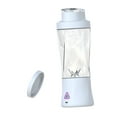 thumbnail image 4 of Licuadora portátil, licuadora portátil, vaso de 360 ​​W, eléctrica, tamaño personal, compacta blanco, 4 of 9