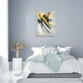 thumbnail image 4 of Abstract Black White Yellow Canvas Wall Art Framed Artwork Poster Gray Picture Canvas Print Painting Modern Style Wall Decor For Bedroom Living Room Office Home Decoration 12.00"x16.00", 4 of 7