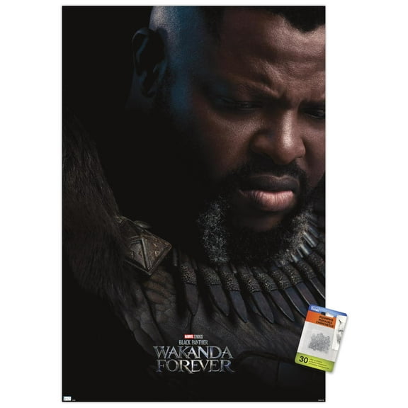 Marvel Black Panther: Wakanda Forever - M'Baku One Sheet Wall Poster with Pushpins, 22.375" x 34"
