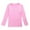 Pink, variant on NAFUU Little Girls T Shirts Toddler Boys Girls Long Sleeve T-Shirts Unisex Kids Basic Round Neck Tees Solid Color T Shirt Tops 12-13 Years