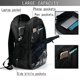 thumbnail image 4 of Balery Astronaut Standing In The Moon Mochila con carga USB para hombre y mujer - Mochila impermeable y antirrobo para portátil con puerto USB para viajes, trabajo, estudios y universidad, 4 of 7