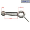 thumbnail image 1 of 1Pc Air Compressor Connecting Rod Silver Tone Aluminum Alloy for Air Compressor, 1 of 9