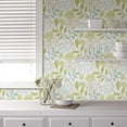 thumbnail image 3 of NuWallpaper Blue and Green Meadow Vinyl Peel And Stick Wallpaper, 216-in by 20.5-in, 30.75 sq. ft., 3 of 3