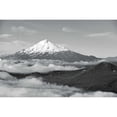 thumbnail image 3 of Kidd, Brian 14x11 Black Modern Framed Museum Art Print Titled - BW Mt. Shasta, 3 of 5