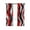 Red, variant on Red Black Grey Blackout Curtains 63 Inches Long for Bedroom, Geometric Moire Artwork Modern Abstract Thermal Insulated Room Darkening Black Out Window Curtain Panels Grommet Drapes for Living Room