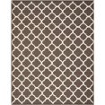thumbnail image 1 of Safavieh Dhurries Brown Contemporary Rug - 8' x 10', 1 of 3