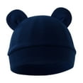 thumbnail image 7 of LNMQLPDBS Baby Sun Hat Bear Ears Infant Caps Newborn Hats for Baby Girls Summer Toddler Hats Soft Infant Beanie Caps Baby Hats 0-6 Months Multi Color for Spring Autumn Outdoor, 7 of 7