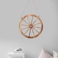 thumbnail image 4 of BESTYASH Décor Industriel de Ferme Roue de Chariot Décoration Murale Brun Clair Lot de 1, 4 of 8