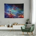thumbnail image 2 of GOSMITH  Tapestry 40x30 Inch,Colorful nebula space universe,Wall Hanging Room Tapestry Wall Decor for Living Room Bedroom, 2 of 7