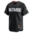 thumbnail image 2 of Men's Nike Cedric Mullins Black Baltimore Orioles City Connect  Limited Player Jersey, 2 of 3