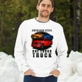 thumbnail image 4 of American Steel Tough Truck Sweatshirt Offroad Pickup 4x4 USA Power Crewneck, 4 of 7