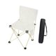 thumbnail image 4 of Silla plegable compacta para acampar con bolsa de almacenamiento y asiento para jardín, césped y patio trasero Beige L, 4 of 8