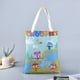thumbnail image 2 of Adventure with The Choopies Bolso de tela con estampado de lienzo para mujer, bolsa de compras reutilizable y estética, con cremallera interior, regalo para mujer,38*45cm., 2 of 6