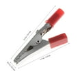 thumbnail image 2 of MesaSe 20 Pcs Clips pour Alligator Double Extrémité Mini Clips de Test (Noir+rouge), 2 of 5