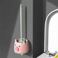 thumbnail image 4 of Toilet Bowl Brush and Holder, Compact Toilet Bowl Cleaning Brush Set, 4 of 5