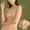 Beige, variant on Generic Women's Push Up Everyday Basic Comfort Lightly Padded Underwire Plunge T-Shirt Bra Lift Up