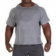 thumbnail image 1 of MYG T-shirt en Coton à Col Rond Décontracté pour Hommes, Entraînement Physique, Tenue de Gym, Tee d'Entraînement de Musculation, 1 of 6