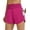 Hot Pink, variant on PINSPARK Running Shorts for Women Athletic Workout Gym Short Elastic High Waisted Sportswear Quick Dry with Zip Pockets