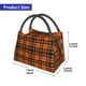 thumbnail image 2 of Fotbe Halloween Tartan Plaid Bolsa Térmica Portátil con Estampado, Bolsa de Entrega de Alimentos Aislada, Bolsa Reutilizable de Gran Capacidad para Comidas y Supermercado, 2 of 6