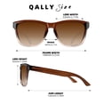 thumbnail image 4 of Lentes de Sol Cuadrados Polarizados UV400 QALLY para Mujer, 4 of 6
