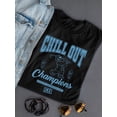 thumbnail image 3 of Chill Out Champions - Cool ICEE Golf Club Graphic Women's T-shirt, 3 of 4