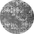 thumbnail image 1 of Ahgly Company Indoor Round Oriental Gray Industrial Area Rugs, 8' Round, 1 of 4