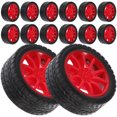 thumbnail image 3 of MOVTOTOP 20 Pcs Roues de Jouet Roues de Voiture Jouet Remplacement Roues de Voiture Bricolage Assembler Roues Jouets pour Enfants, 3 of 5