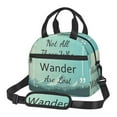 thumbnail image 1 of Balery Not All Those Who Wander Are Lost1 Bolsa de Almuerzo Impresa, Caja de Almuerzo Reutilizable, Bolsa Térmica Aislada para Almuerzo, Bolsa Antiderrames, 1 of 7