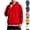 Red, variant on HAJWOH Men's Hoodie Long Sleeve Hooded Collar Sweatshirt Drawstring Kangaroo Pockets Athletic Pullover