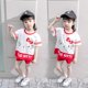 thumbnail image 5 of Hello Kitty-traje cómodo de algodón de verano para niñas, jersey de manga corta, camiseta, pantalones cortos, ropa informal de dos piezas para niños, 5 of 5