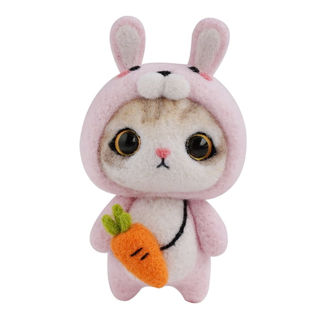 SMihono Wool Needle Felting Beginner Kits Christmas Needle Felting Kit Complete Entry Needle Felting Tools With Instructions DIY Decorative Items Home Decoration on Clearance